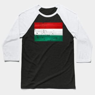 Hungary Flag Baseball T-Shirt